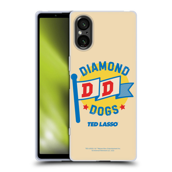 Ted Lasso Season 2 Graphics Diamond Dogs Soft Gel Case for Sony Xperia 5 V 5G