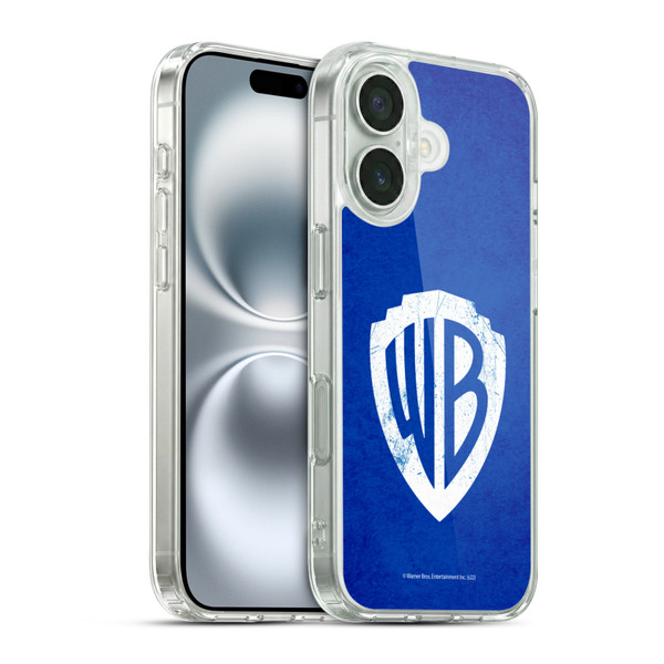 Warner Bros. Shield Logo Distressed Soft Gel Case for Apple iPhone 16 & MagSafe