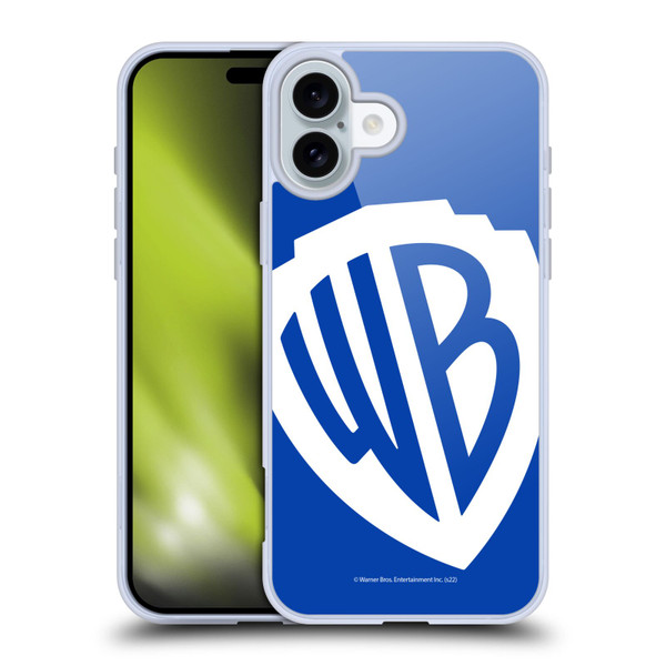 Warner Bros. Shield Logo Oversized Soft Gel Case for Apple iPhone 16 Plus