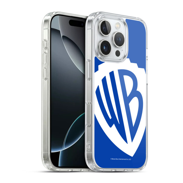 Warner Bros. Shield Logo Oversized Soft Gel Case for Apple iPhone 16 Pro & MagSafe