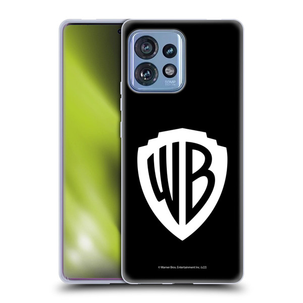 Warner Bros. Shield Logo Black Soft Gel Case for Motorola Moto Edge 40 Pro