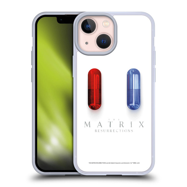 The Matrix Resurrections Key Art Poster Soft Gel Case for Apple iPhone 13 Mini