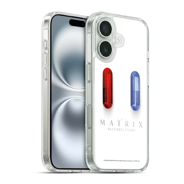 The Matrix Resurrections Key Art Poster Soft Gel Case for Apple iPhone 16 & MagSafe