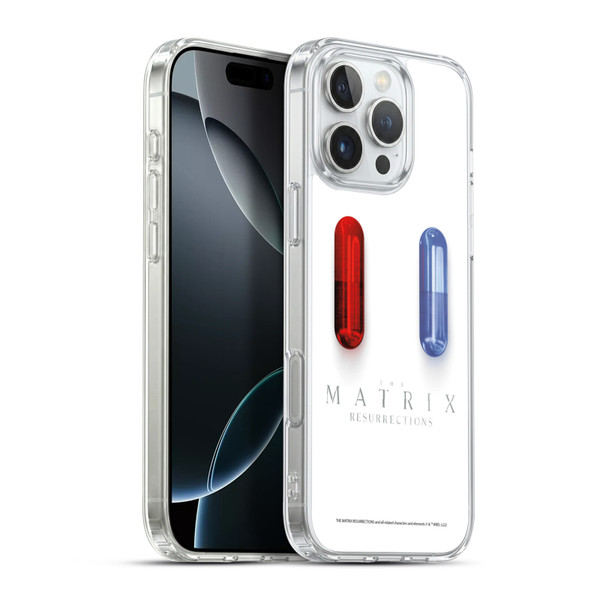 The Matrix Resurrections Key Art Poster Soft Gel Case for Apple iPhone 16 Pro Max & MagSafe