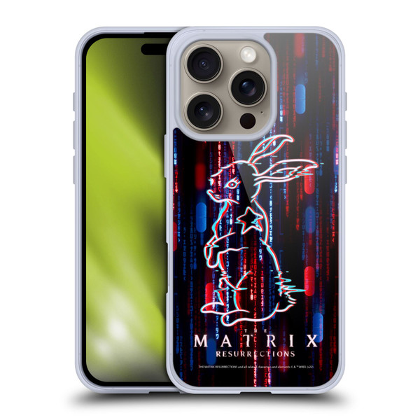 The Matrix Resurrections Key Art Choice Is An Illusion Soft Gel Case for Apple iPhone 16 Pro