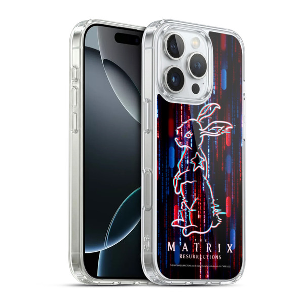 The Matrix Resurrections Key Art Choice Is An Illusion Soft Gel Case for Apple iPhone 16 Pro & MagSafe