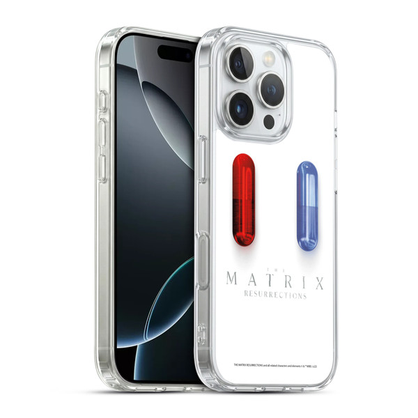 The Matrix Resurrections Key Art Poster Soft Gel Case for Apple iPhone 16 Pro & MagSafe