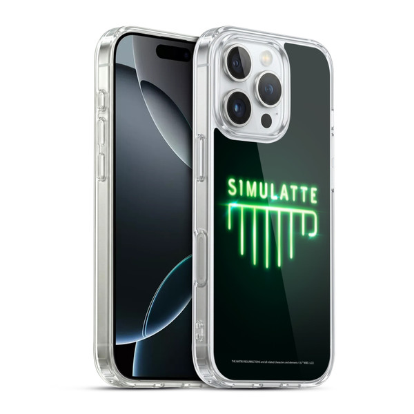 The Matrix Resurrections Key Art Simulatte Soft Gel Case for Apple iPhone 16 Pro & MagSafe