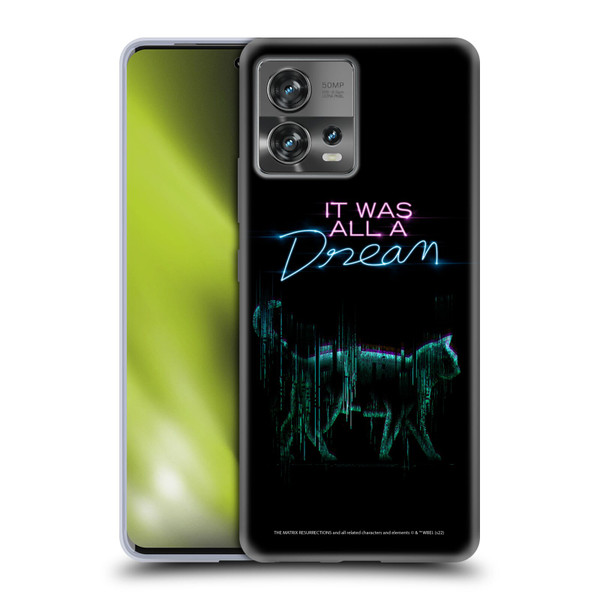 The Matrix Resurrections Key Art It Was All A Dream Soft Gel Case for Motorola Moto Edge 30 Fusion