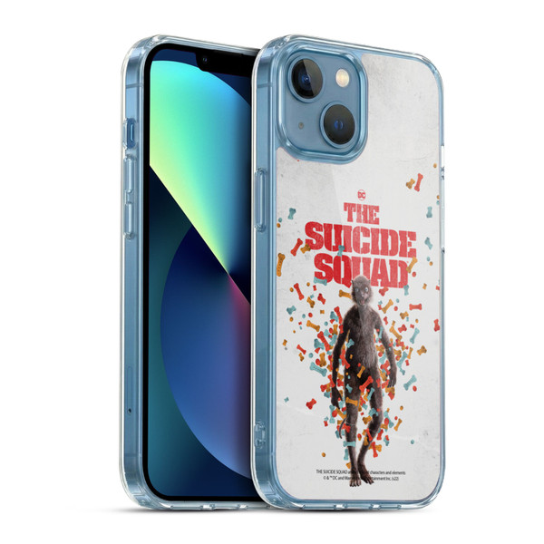 The Suicide Squad 2021 Character Poster Weasel Soft Gel Case for Apple iPhone 13 Mini & MagSafe