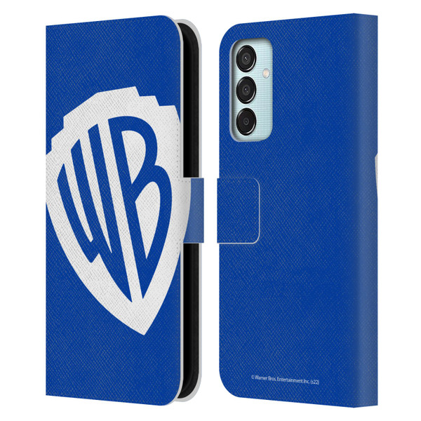 Warner Bros. Shield Logo Oversized Leather Book Wallet Case Cover For Samsung Galaxy M15/F15 5G