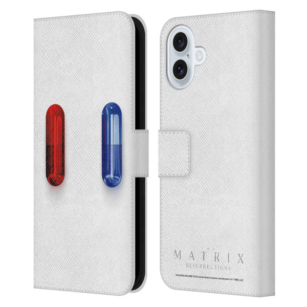 The Matrix Resurrections Key Art Poster Leather Book Wallet Case Cover For Apple iPhone 16 Plus