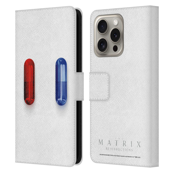 The Matrix Resurrections Key Art Poster Leather Book Wallet Case Cover For Apple iPhone 16 Pro