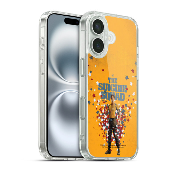 The Suicide Squad 2021 Character Poster Rick Flag Soft Gel Case for Apple iPhone 16 & MagSafe