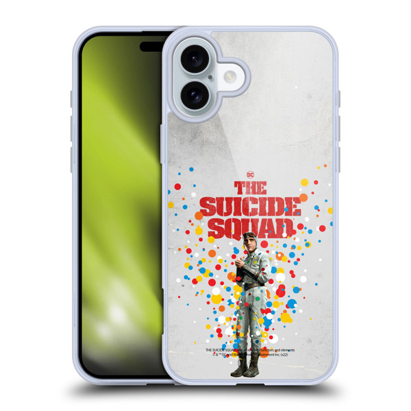 The Suicide Squad 2021 Character Poster Polkadot Man Soft Gel Case for Apple iPhone 16 Plus