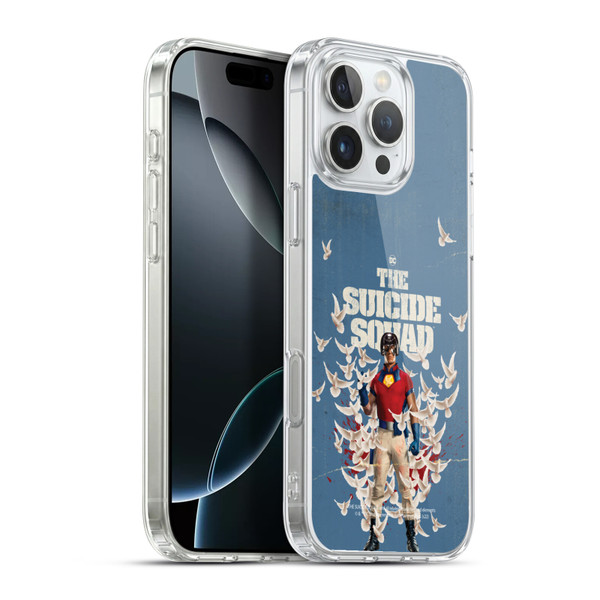 The Suicide Squad 2021 Character Poster Peacemaker Soft Gel Case for Apple iPhone 16 Pro Max & MagSafe