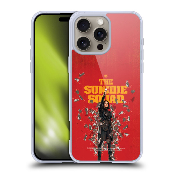 The Suicide Squad 2021 Character Poster Ratcatcher Soft Gel Case for Apple iPhone 16 Pro Max