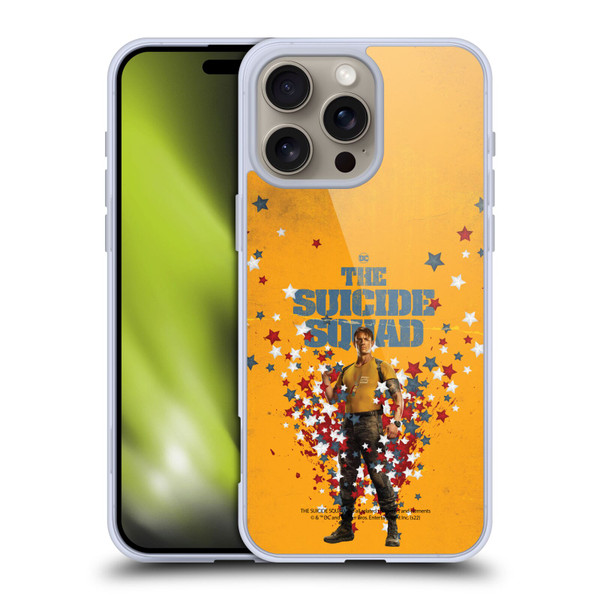 The Suicide Squad 2021 Character Poster Rick Flag Soft Gel Case for Apple iPhone 16 Pro Max
