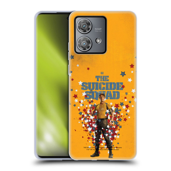 The Suicide Squad 2021 Character Poster Rick Flag Soft Gel Case for Motorola Edge 40 Neo 5G