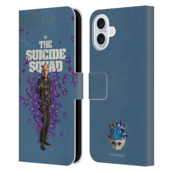 The Suicide Squad 2021 Character Poster Thinker Leather Book Wallet Case Cover For Apple iPhone 16 Plus