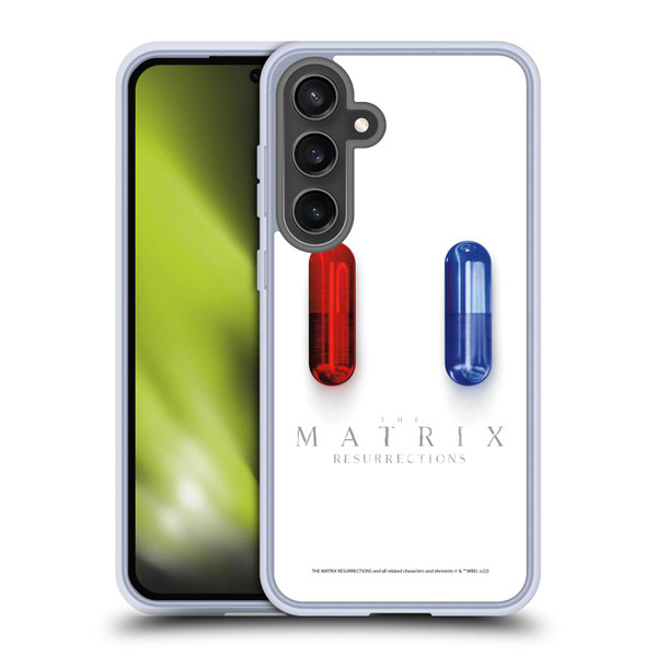 The Matrix Resurrections Key Art Poster Soft Gel Case for Samsung Galaxy S24 FE