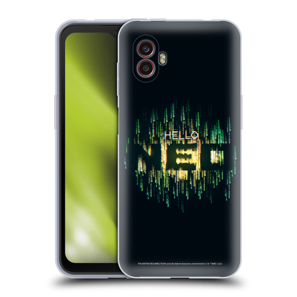 The Matrix Resurrections Key Art Hello Neo Soft Gel Case for Samsung Galaxy Xcover6 Pro/Pro2
