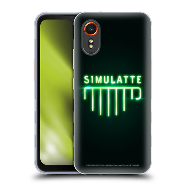 The Matrix Resurrections Key Art Simulatte Soft Gel Case for Samsung Galaxy Xcover7 5G