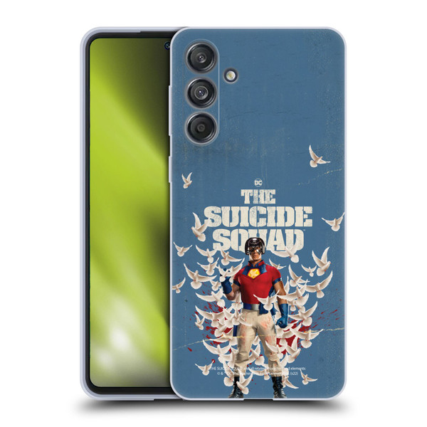 The Suicide Squad 2021 Character Poster Peacemaker Soft Gel Case for Samsung Galaxy M55 5G