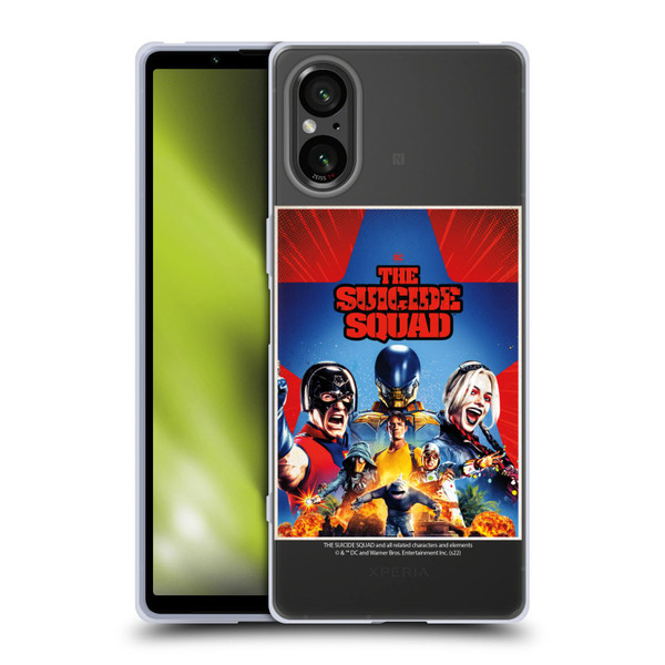 The Suicide Squad 2021 Character Poster Group Soft Gel Case for Sony Xperia 5 V 5G