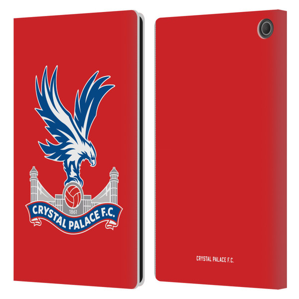 Crystal Palace FC Crest Eagle Leather Book Wallet Case Cover For Amazon Fire Max 11 2023