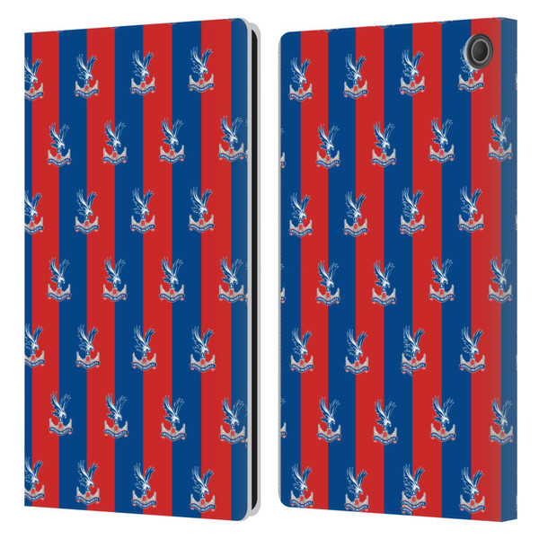 Crystal Palace FC Crest Pattern Leather Book Wallet Case Cover For Amazon Fire Max 11 2023