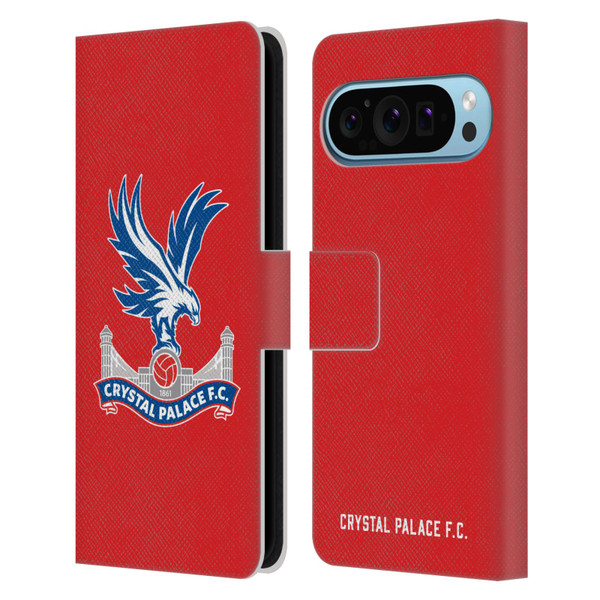 Crystal Palace FC Crest Eagle Leather Book Wallet Case Cover For Google Pixel 9 / Pixel 9 Pro