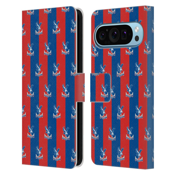 Crystal Palace FC Crest Pattern Leather Book Wallet Case Cover For Google Pixel 9 / Pixel 9 Pro