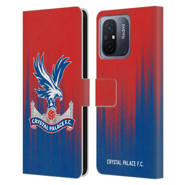 Crystal Palace FC Crest Halftone Leather Book Wallet Case Cover For Xiaomi Redmi 12C