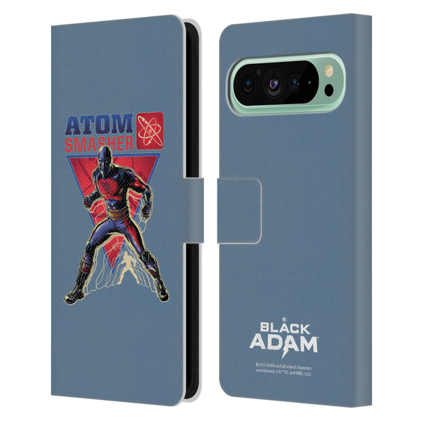 Black Adam Graphics Atom Smasher Leather Book Wallet Case Cover For Google Pixel 9 Pro XL