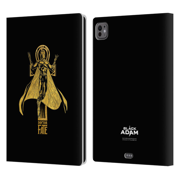 Black Adam Graphics Doctor Fate Leather Book Wallet Case Cover For Apple iPad Pro 11 M4 2024