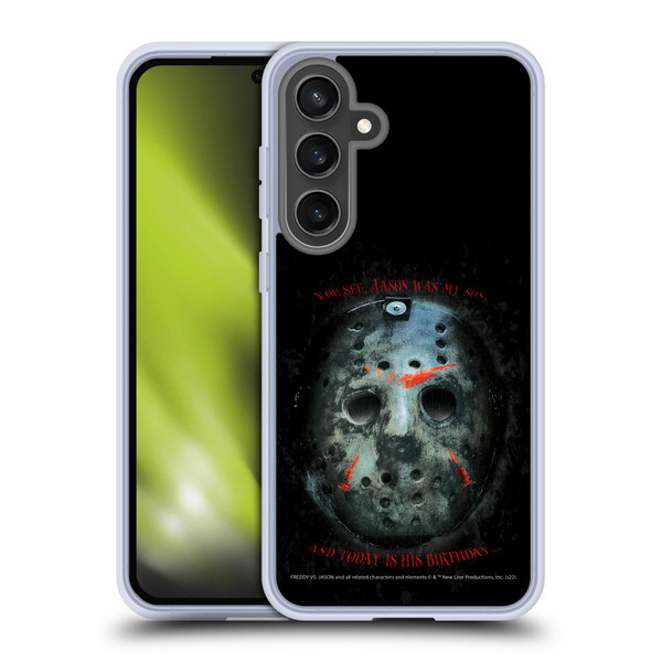 Freddy VS. Jason Graphics Jason's Birthday Soft Gel Case for Samsung Galaxy S24 FE