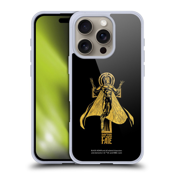 Black Adam Graphics Doctor Fate Soft Gel Case for Apple iPhone 16 Pro