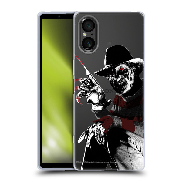 Freddy VS. Jason Graphics Freddy Soft Gel Case for Sony Xperia 5 V 5G