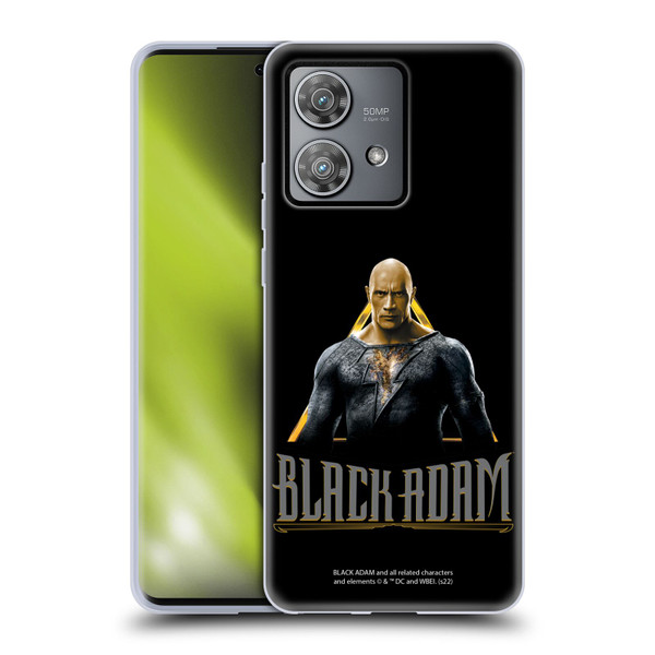 Black Adam Graphics Black Adam Soft Gel Case for Motorola Edge 40 Neo 5G
