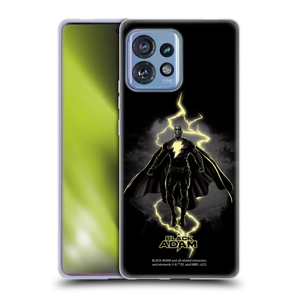 Black Adam Graphics Lightning Soft Gel Case for Motorola Moto Edge 40 Pro