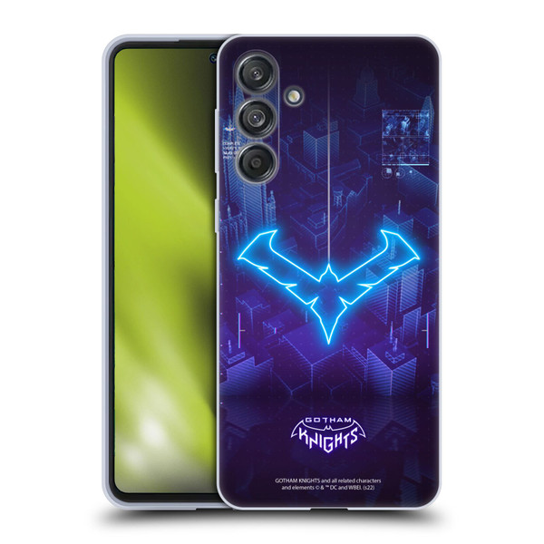 Gotham Knights Character Art Nightwing Soft Gel Case for Samsung Galaxy M55 5G