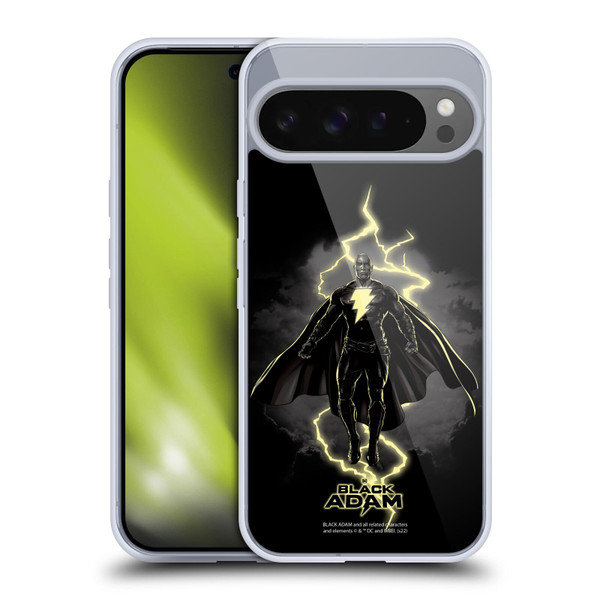 Black Adam Graphics Lightning Soft Gel Case for Google Pixel 9 Pro XL