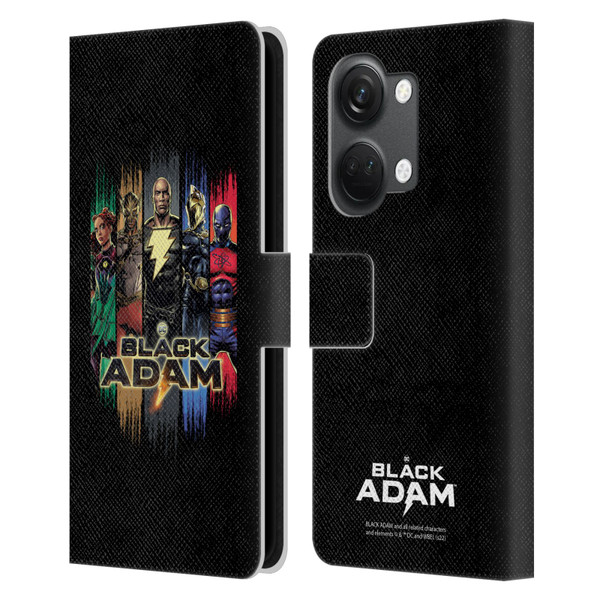 Black Adam Graphics Group Leather Book Wallet Case Cover For OnePlus Nord 3 5G