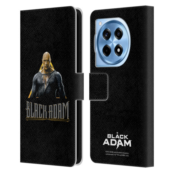 Black Adam Graphics Black Adam Leather Book Wallet Case Cover For OnePlus 12R