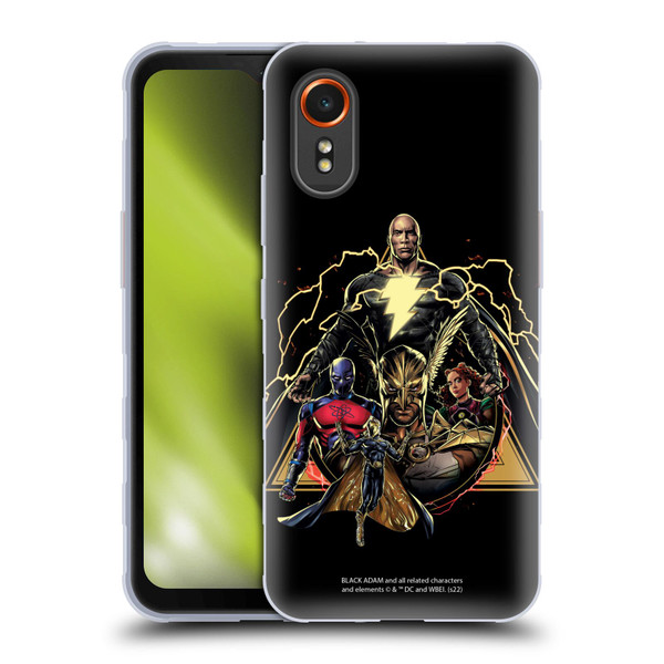 Black Adam Graphics Group Soft Gel Case for Samsung Galaxy Xcover7 5G