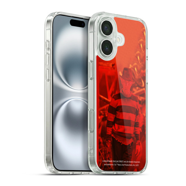 A Nightmare On Elm Street 3 Dream Warriors Graphics Freddy 2 Soft Gel Case for Apple iPhone 16 Plus & MagSafe