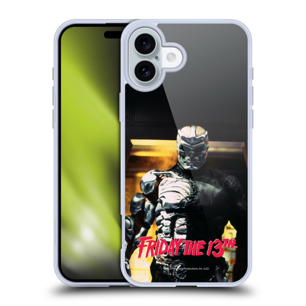 Friday the 13th: Jason X Graphics Jason Cyborg Soft Gel Case for Apple iPhone 16 Plus