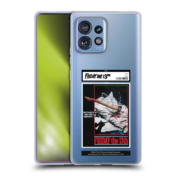 Friday the 13th 1980 Graphics Poster 2 Soft Gel Case for Motorola Moto Edge 40 Pro