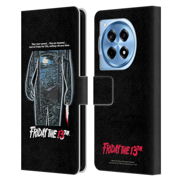 Friday the 13th 1980 Graphics Poster Leather Book Wallet Case Cover For OnePlus 12R